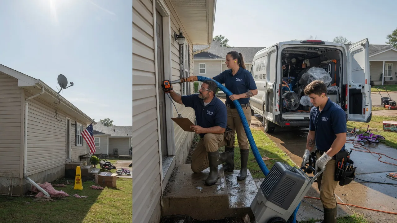 Ceiling Water Damage Restoration in Leeds, ME near me